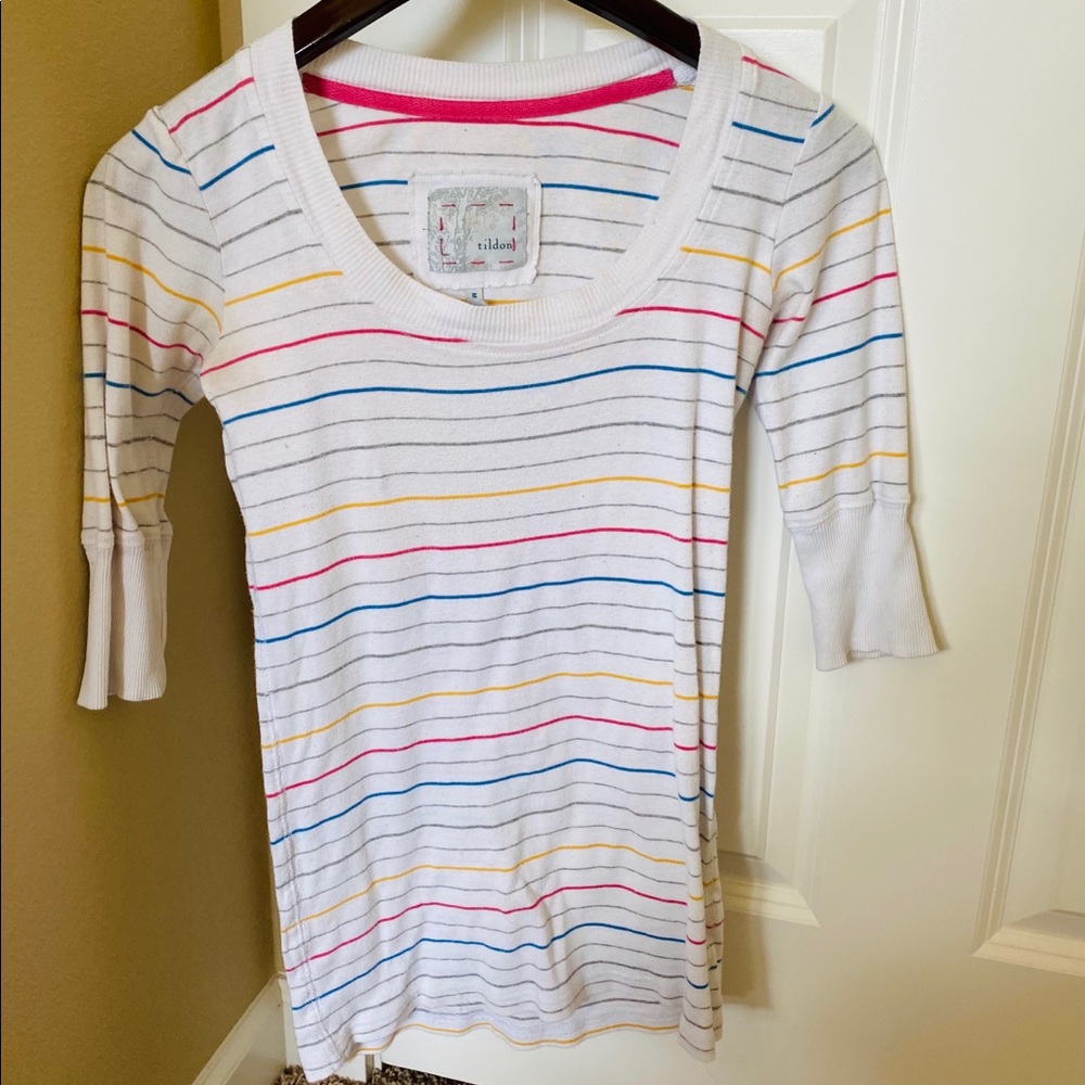 Nordstrom Tildon Vintage inspired striped top